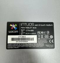 【通電確認済】wacom INTUOS ペンタブ CTH-680/S0_画像6