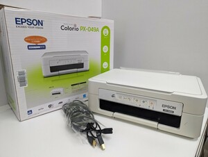 【ジャンク品】【通電確認済】EPSON カラリオ　プリンター　PX-049A　※インク・紙詰まり