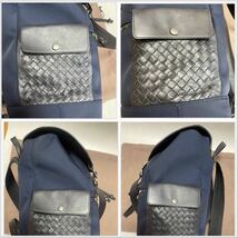 極美品! Bottega Veneta ボッテガベネタ バッグパック リュック 本物保証! 検: Chanel シャネル LV ルイ・ヴィトン Berluti ベルルッティ_画像6