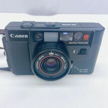 5AD037 Canon フィルムカメラ AF35M レンズ 38mm 1:2.8 レトロ キャノン レンズ蓋閉まりません 中古 現状品 動作未確認_画像2