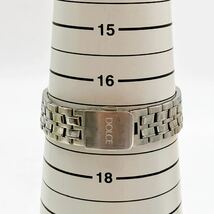 5AA009 SEIKO セイコー DOLCE ドルチェ 腕時計 8J41-6030 クオーツ アナログ ラウンド シェル シルバー ヴィンテージ コレクション _画像6
