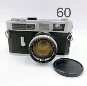 5AD016 Canon MODEL7 film camera lens 50mm 1:1.4 present condition goods 