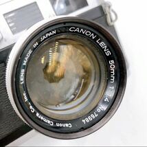 5AD016 Canon MODEL7 フィルムカメラ レンズ 50mm 1:1.4 現状品_画像2