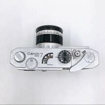 5AD016 Canon MODEL7 フィルムカメラ レンズ 50mm 1:1.4 現状品_画像5
