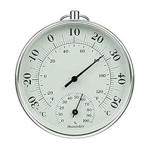 温湿度計 壁掛け式 湿度計 温度計 デジタル 小型 高精度 見やすい 室内 / 室外 用 10.8×10.8×2.5c