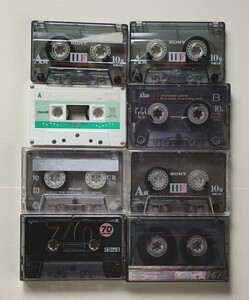 中古 カセットテープ 8本 セット ソニー マクセル AXIA KEEP