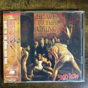 [ domestic record CD obi attaching ] skid * low s Ray b*tu* The *gla India SKID ROW SLAVE TO THE GRIND 1991 year domestic the first version record control number J