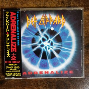 [ записано в Японии CD с поясом оби ] диф * Leopard Ad Rena laizDEF LEPPARD ADRENALIZE 1992 год внутренний первая версия запись контрольный номер J