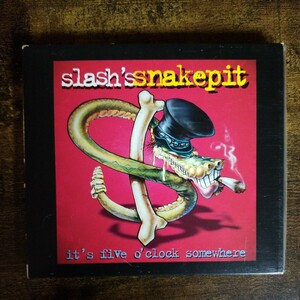 【国内盤CD帯無し】スラッシュズ・スネイクピット SLASH'S SNAKEPIT IT'S FIVE O'CLOCK SOMEWHERE 1995年国内初版　管理番号J