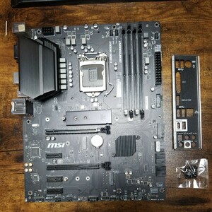 【ジャンク品】MSI マザーボードZ390-S01　Z390チップセット　LGA1151ソケット対応　第8/9世代Intel Coreプロセッサ対応　管理番号J