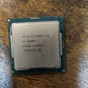 【中古】　Intel Corei9 9900k　動作確認済　管理番号J