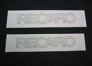 ★RECARO　レカロ　ステッカー　２枚　送料無料