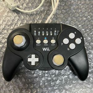レトロゲームコントローラー Wii HORI Classic Controller/クラシックコントローラー 動作未確認 差し込みに錆びあり ジャンク