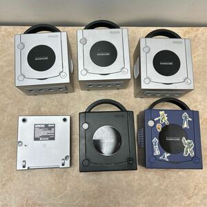 Nintendo GAME CUBE DOL-001×5点& GAME BOY PLAYER DOL-017 ×1点、計6点まとめ　動作未確認　中古現状品　