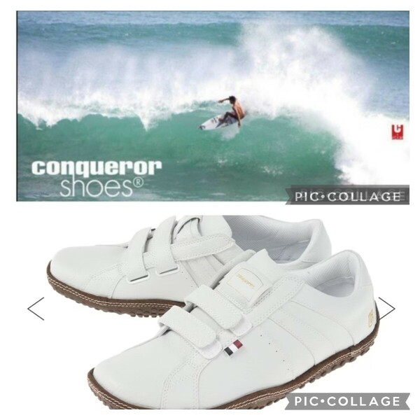 新品conquerorコンカラーsurf系ストリート系ス ニーカーsize26.5