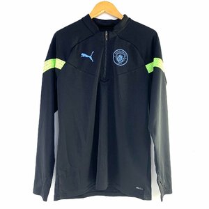 【中古品】PUMA Manchester City プーマ マンチェスターシティ ジップトップ ジャージ トレーニングウェア US:L〔3〕【ゆうパケ可】.