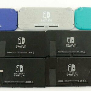 【中古・ジャンク品】1円～ Nintendo Switch ニンテンドースイッチ 旧型×1 バッテリー持続型×3 Switch Lite×3 本体のみ【未検品】°°の画像2