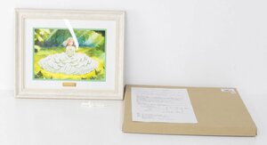 【中古品】 アニメムック　五等分の花嫁ff 描き下ろし B5キャラファイングラフ 中野四葉（ドレス）,