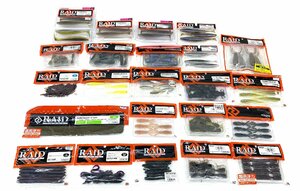 【中古・訳あり品】レイドジャパン RAID ワーム 23個セット バトルホッグ 2WAY ファンタスティック FISHROLLER 他 サイズ色々 ⑤：