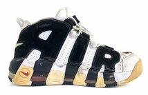 〇【中古品】NIKE ナイキ AIR MORE UPTEMPO エア モアアップテンポ 414962-105 ホワイト ブラック レッド 28cm：_画像3