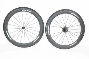 ★●【中古品】ZIPP 202 FIRECREST ホイールセット SHIMANO CS-5800 【前輪エアバルブキャップ欠品】'