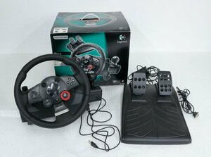 【中古・ジャンク品】PS3 Logicool ロジクール G29 Driving Force ステアリングホイール＆ペダル ハンコン【未検品】°°