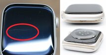 ●【中古品】Apple Watch Series 7 GPS＋Cellularモデル 45mm スターライトアルミニウムケースとスターライトスポーツバンド MKJQ3J/A.,_画像6