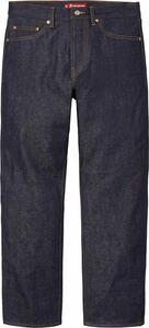 美品 Supreme rigid slim jeans 34 デニム ジーンズ パンツ シュプリーム