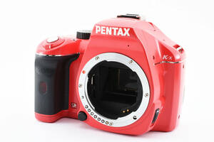 【実用動作品】 PENTAX ペンタックス K-x ボディ レッド Red Co