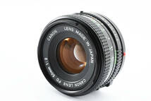 【良品/動作品】CANON キャノン NEW FD キヤノン レンズ 50mm F2 単焦点 #2129857_画像2