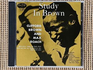 CLIFFORD BROWN & MAX ROACH／STUDY IN BROWN／PolyGram RECORDS（EMARCY） 814 646-2／英国盤CD／C.ブラウン & M.ローチ／中古盤