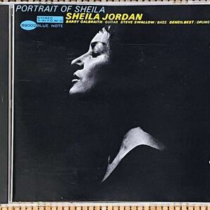 SHEILA JORDAN／PORTRAIT OF SHEILA／CAPITOL (BLUE NOTE) CDP 7 89002 2／カナダ盤CD／シーラ・ジョーダン／中古盤の画像1