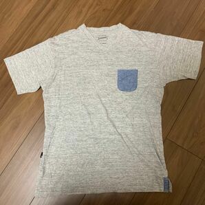 SCANNER 半袖Tシャツ 霜降りグレー　半袖 無地 ポケットT 