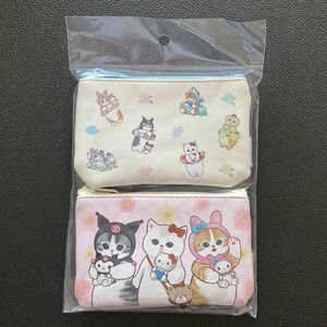 mofusand モフサンド　2個セットポーチ　おはな