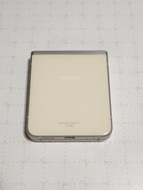 docomo SAMSUNG Galaxy Z Flip3 5G SC-54B クリ－ム_画像4