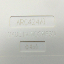 ■ダイキン/DAIKIN エアコン用リモコン ARC424A1■中古【清掃・動作OK 錆び無し 赤外線保証！】 _画像5