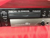 nt240514-004J TASCAM CD-RW900SL タスカム CDプレーヤー 音楽再生機器 通電OK 再生OK USED オーディオ 中古_画像6