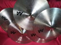 nt240514-012J SABIAN 割れシンバル 5枚セット シンバル 16インチ 中古品 ジャンク品 ドラム 打楽器 音楽 バンド セイビアン オーケストラ_画像5