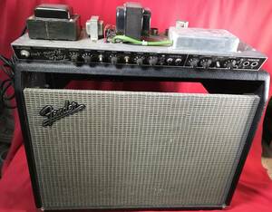 nt240514-003Z Fender Twin Reverb フェンダーツインリバーブ ジャンク ギターアンプ コンボタイプ 真空管 欠品 USED