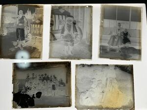 ガラス乾板 まとめ⑥ 30枚 写真乾板 大正 昭和 戦前 戦中 戦後 古写真 時代考証 レトロ japanese photographic dry plates old vintage