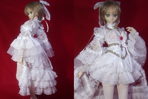 ttDD L. for! white. corset dress Larisa!tt