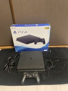 SONY Sony PlayStation4 PS4 PlayStation 4 jet black CUH-2100B the first period . ending operation verification ending 