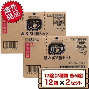 ★送料無料エリアあり★ コストコ 花王 バブ 温＆涼 薬用入浴剤 1箱 12錠（2種類 各6錠）×12箱（144錠） 2セット