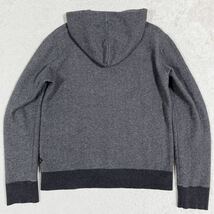 希少XL/ポールスミス【紳士の休日】Paul Smith パーカー フーディ スウェット ロゴ入り コットン100% ジップアップ グレー LL_画像10