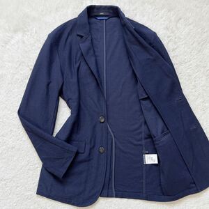 Ships [ stylish one put on ]SHIPS tailored Anne navy blue jacket cotton elasticity stretch navy navy blue S spring summer 