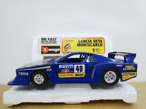 ■ Bburagoブラーゴ 1/24 LANCIA BETA MONTECALRO cod.0170 ブルー ランチアベータ・モンテカルロ レーシングダイキャストミニカー