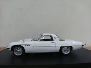 ■ アシェット 1/43 Mazda Cosmo Sport L10B(1968) 白 マツダコスモスポーツ モデルミニカー
