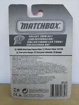 ■ MATCHBOXマッチボックス 1/60 1997 CHEVROLET CORVETTE COUPE #38 レッド シボレーコルベット・クーペ ミニカー_画像2