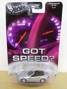 ■ HOTWHEELSホットウィール GOT SPEED? 1/64 MERCEDES SL55 メルセデスベンツ ミニカー