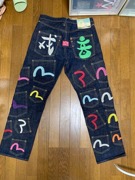 正規品 EVISU メニーポケット デニム 32